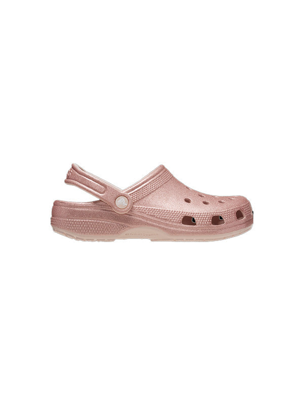 CROCS <br> CLASSIC GLITTER CLOG QUARTZ