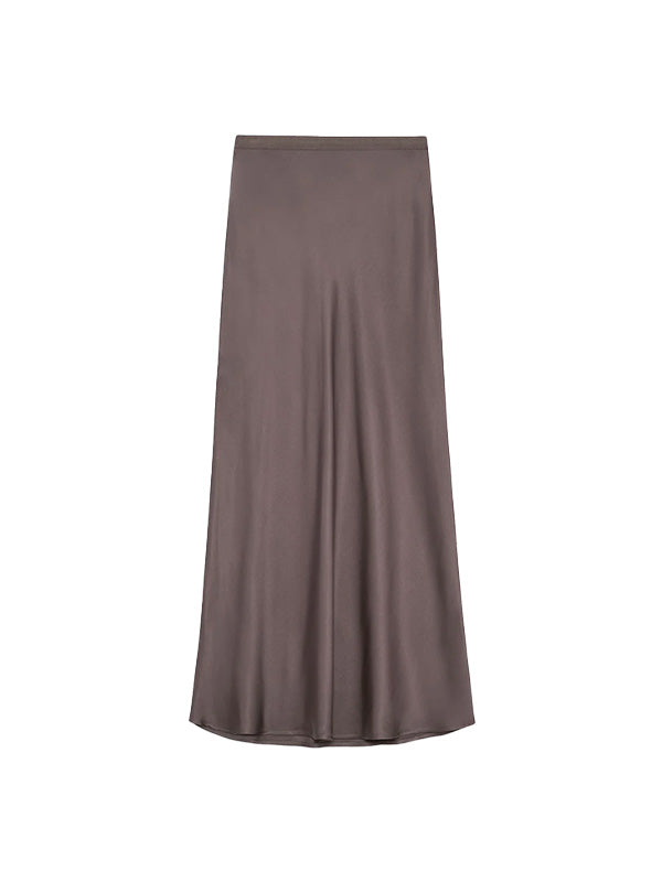 ANINE BING <br> BAR SILK SKIRT