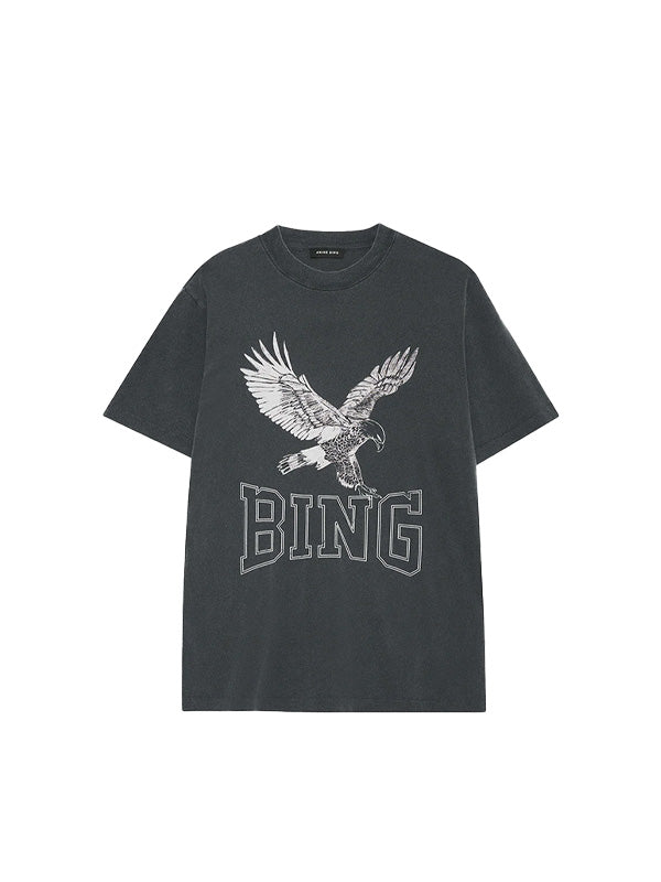 ANINE BING <br> A-08-10075 LILI TEE RETRO EAGLE