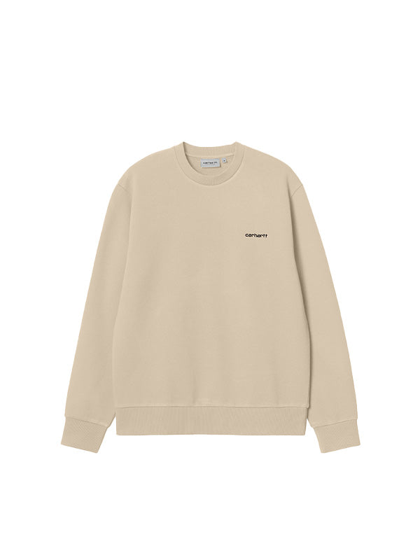 CARHARTT WIP <br> SCRIPT EMBROIDERY SWEATSHIRT