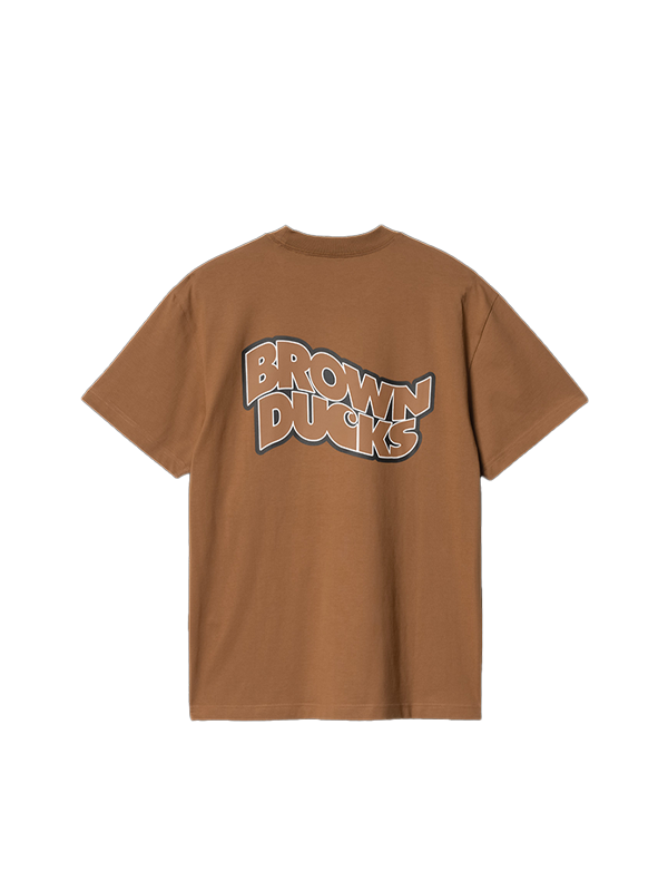 CARHARTT WIP <br>  BROWN DUCKS T-SHIRT