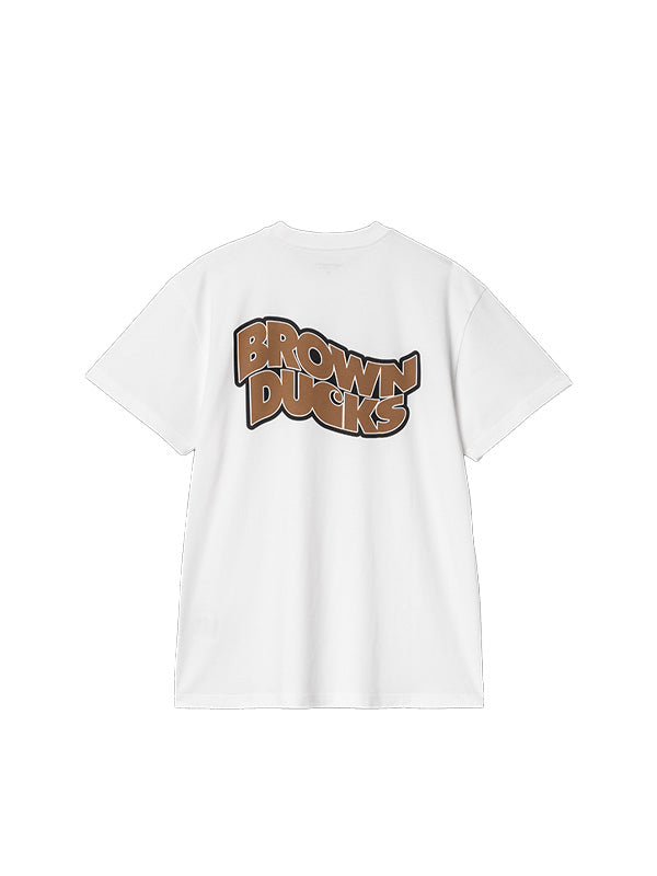 CARHARTT WIP <br>  BROWN DUCKS T-SHIRT