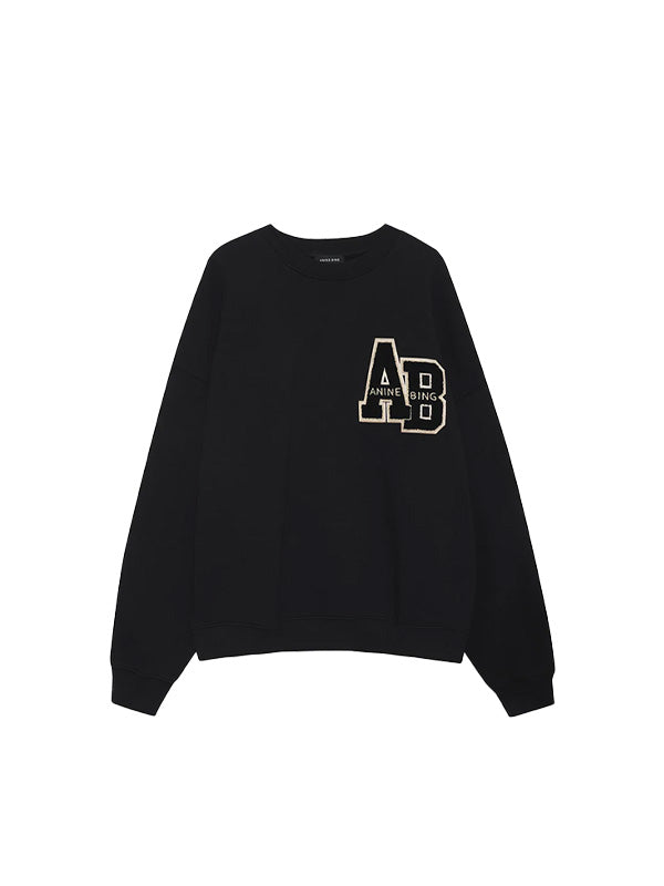 ANINE BING <br> MILES SWEATSHIRT LETTERMAN