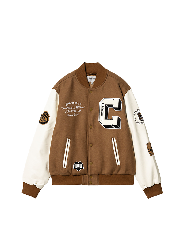 CARHARTT WIP <br> BROWN DUCK BOMBER