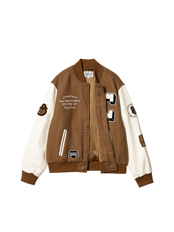 CARHARTT WIP <br> BROWN DUCK BOMBER