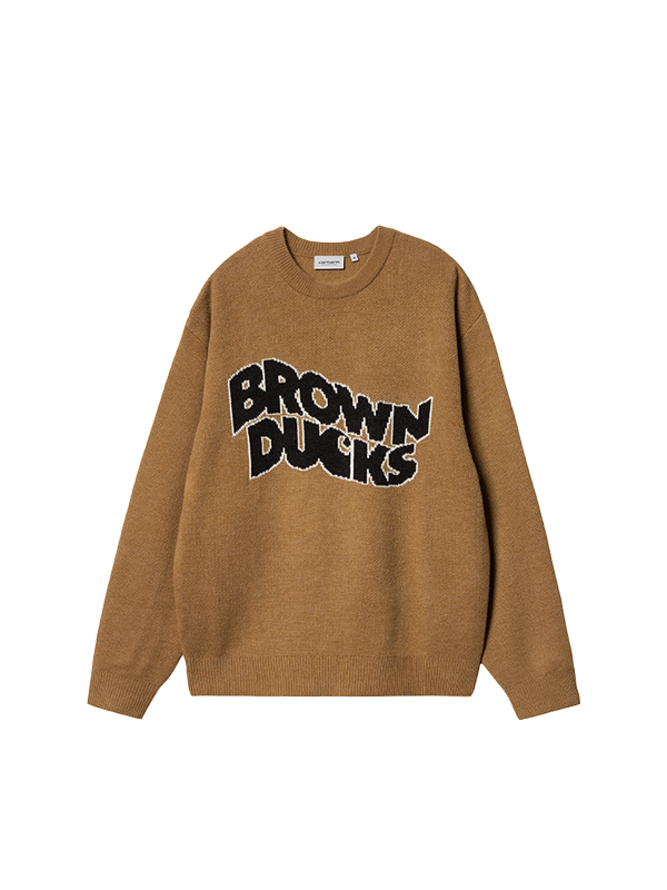 CARHARTT WIP <br> BROWN DUCK SWEATER