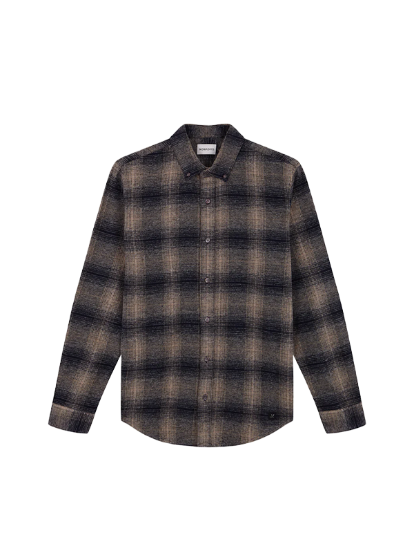 NOWADAYS <br> NAJ0114D4 MOULINE CHECK SHIRT