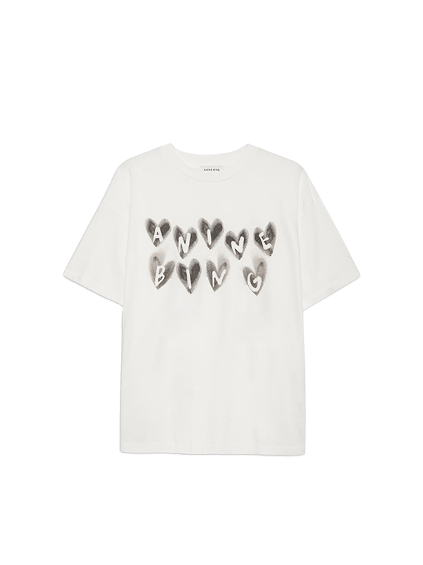 ANINE BING <br>  CADE TEE HEARTS