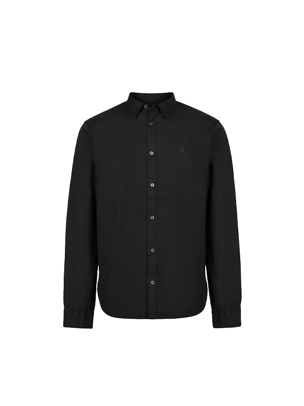 ALLSAINTS <br> HAWTHORNE SHIRT BLACK