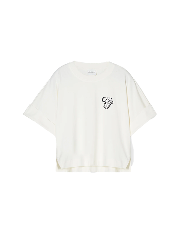 CLOSED <br> C95445 CROPPED T-SHIRT