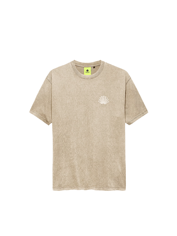 NEW AMSTERDAM <br> LOGO T-SHIRT WASHED EMBRO