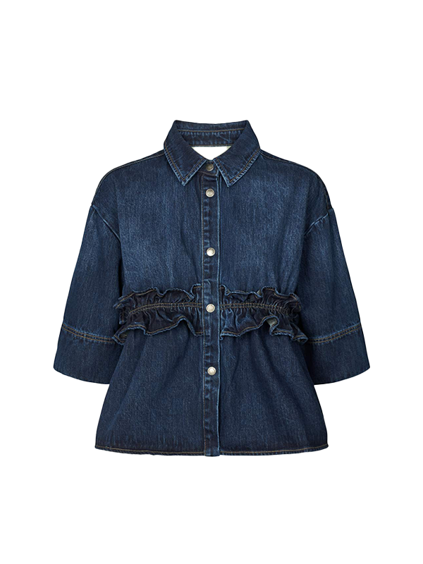 RABENS SALONER <br> PAIGE DENIM SHIRT JACKET