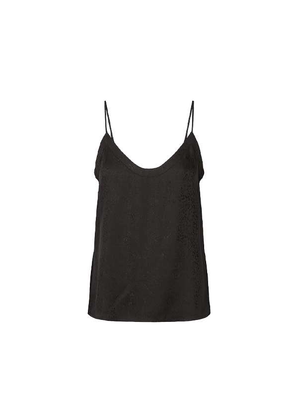 RABENS SALONER <br> GLAEDE CLUSTER JACQUARD TOP
