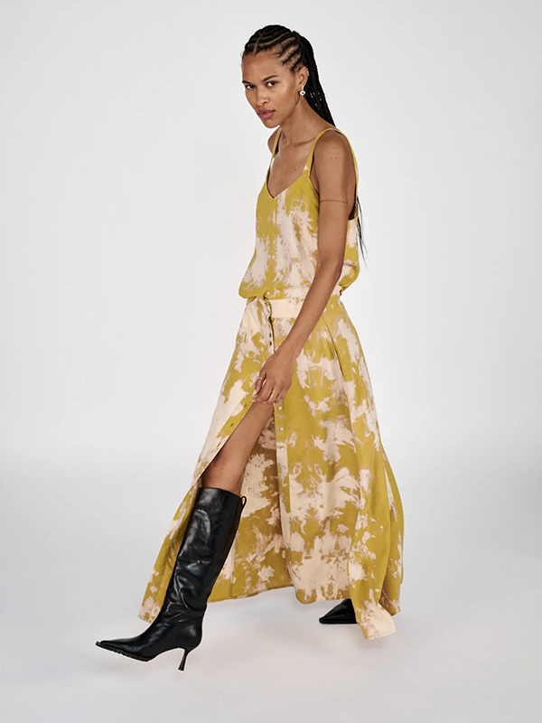 RABENS SALONER <br> NATJA MISTY BUTTON SKIRT
