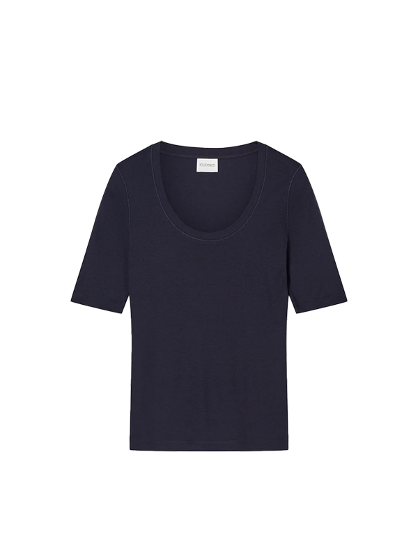 CLOSED <br> C95021 WIDE NECK T-SHIRT