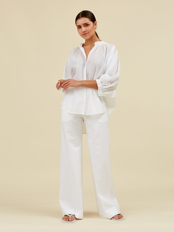 SEA ME HAPPY <br> BALLOON BLOUSE