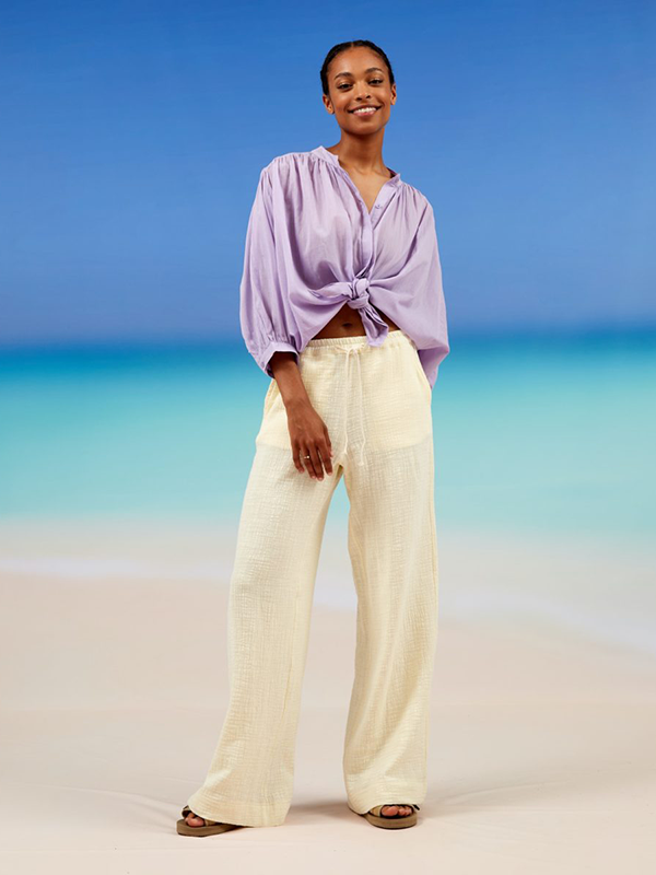 SEA ME HAPPY <br> BALLOON BLOUSE