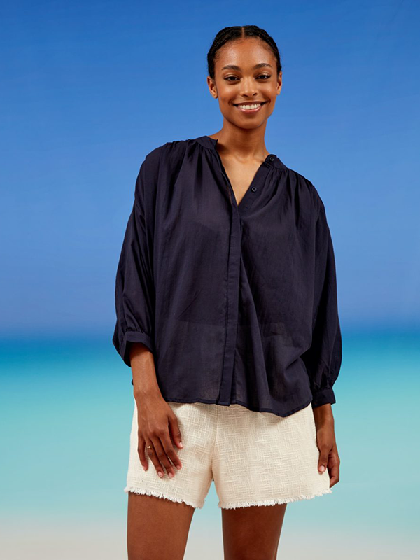 SEA ME HAPPY <br> BALLOON BLOUSE