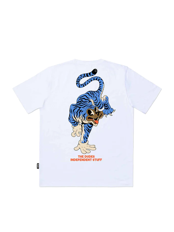 THE DUDES <br> TIGER BEAR BLUE CLASSIC T-SHIRT