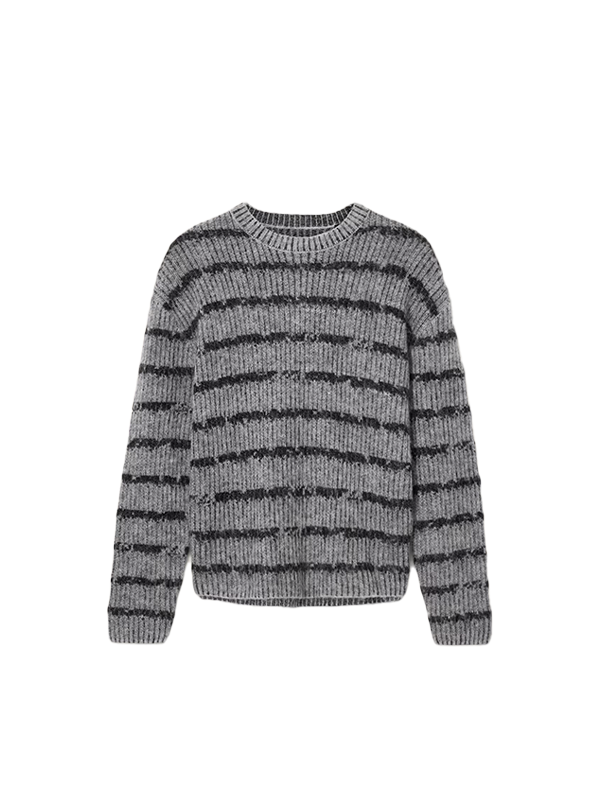 ALLSAINTS <br> DISSOLVED CREWNECK KNIT
