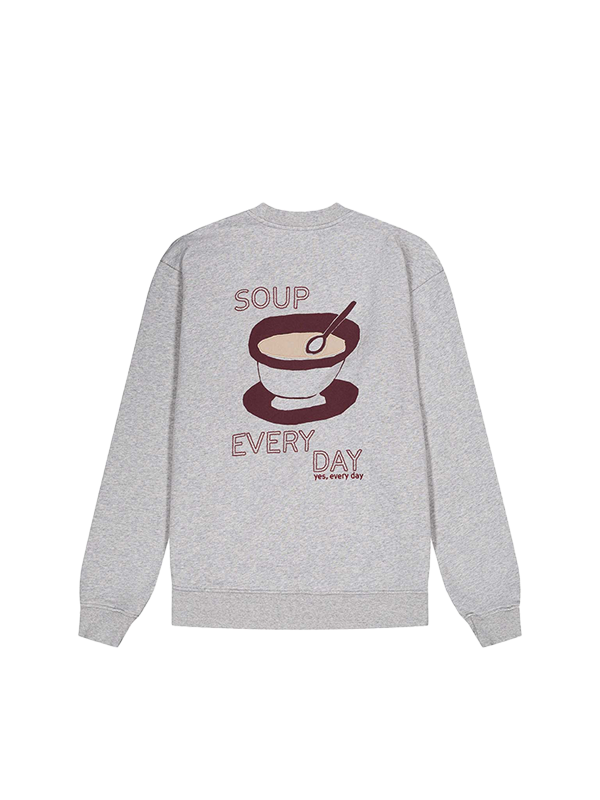 OLOW <br> MOTTLED GOOD SOUP SWEATSHIRT