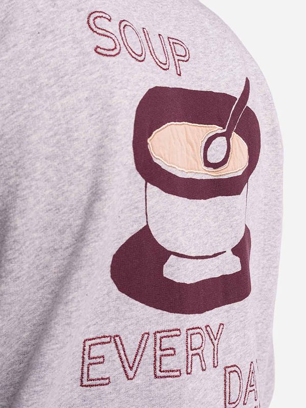 OLOW <br> MOTTLED GOOD SOUP SWEATSHIRT