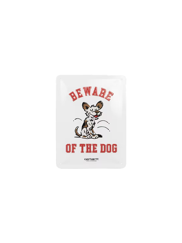 CARHARTT WIP <br> WILD DOG BEWARE PLATE METAL