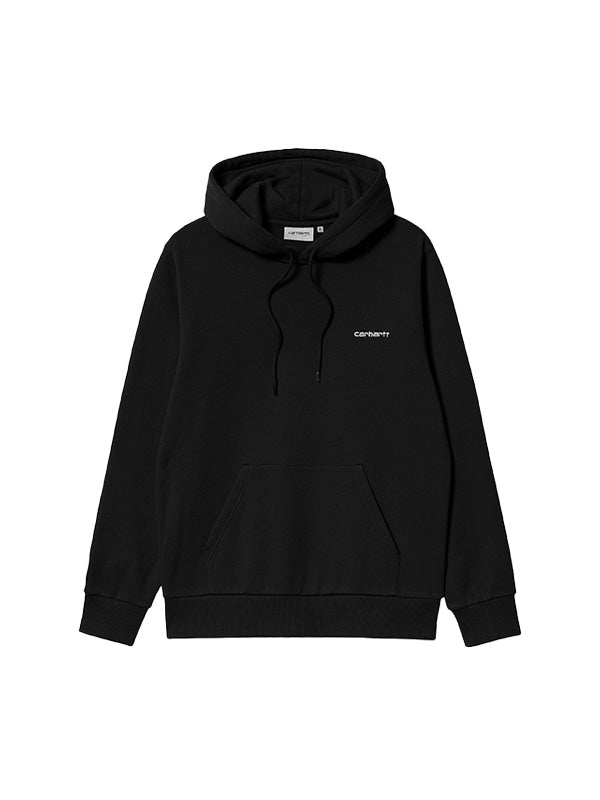 CARHARTT WIP <br> HOODED SCRIPT EMBROIDERY SWEAT