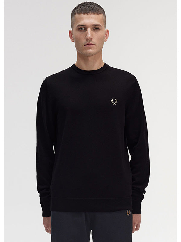 FRED PERRY <br> K9601 CLASSIC CREW NECK PULLOVER