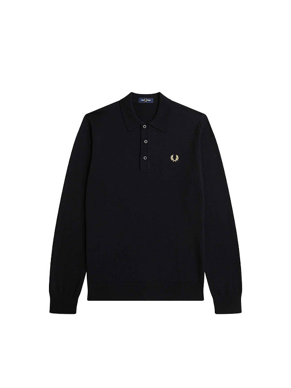 FRED PERRY <br> K4535 CLASSIC KNIT LS POLO
