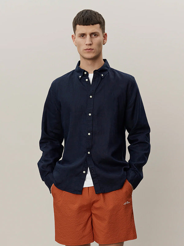 LES DEUX <br> KRISTIAN LINEN SHIRT